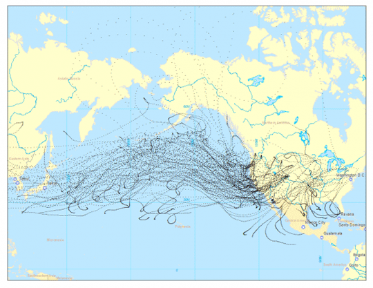 Map-Fukushima-fallout-to-US