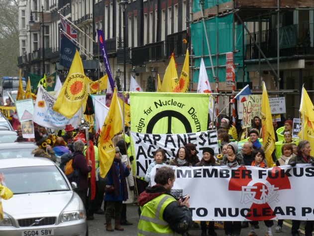 London Anti nuclear 9 March 2013