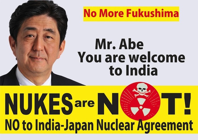 Abe to India