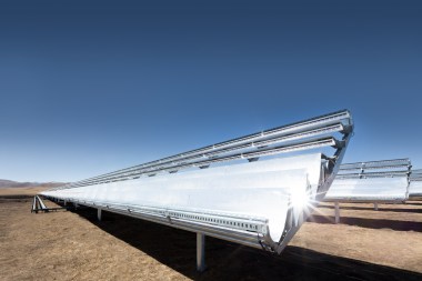 An Apple solar farm in Hongyuan, China. Image: Apple