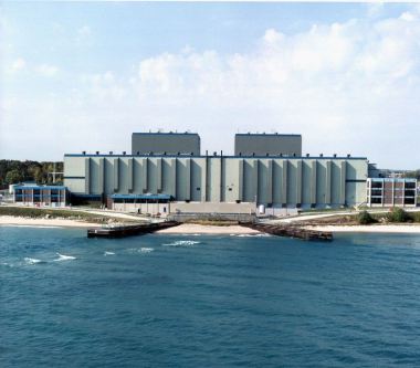  Point Beach nuclear power plant on Lake Michigan.