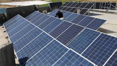 Solar panels. Reuters photo.