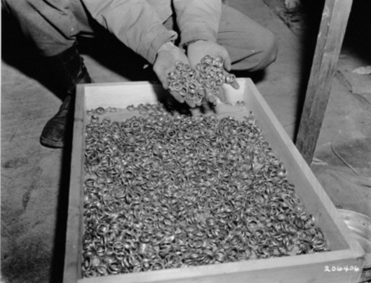 Gold rings of Nazi victims