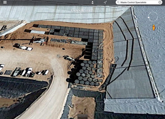 Rad Waste Barrels WCS Texas