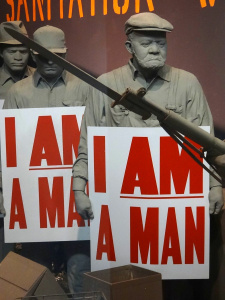Memphis Sanitation Workers Strike Diorama at the National Civil Rights Museum, by Adam Jones, Ph.D., CC- By- SA - 3.0 via Wikimedia