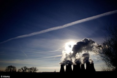 Shutting down: Coal supplied about 17% of the UK’s electricity at the end of 2015, down from over 30% in 2014.