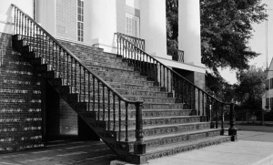 Staircase from the Windsor Plantation Ruins, now located at Alcorn State University
