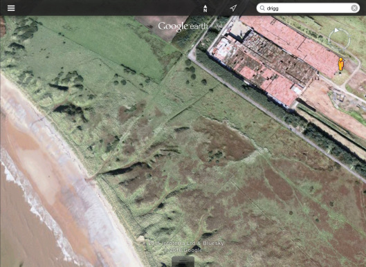 Rusting Shipping Containers at Drigg on the Irish Sea