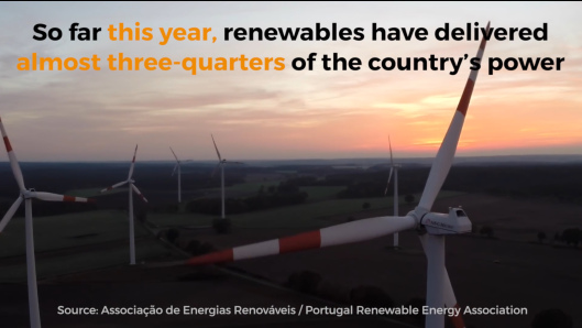 Greenpeace Portugal 2016 almost 2/3rds electricity renewables