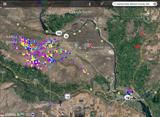 Fires near Hanford 230 am MDT Aug 5 2016  