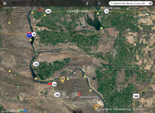 Hanford area fires August 13 2016 