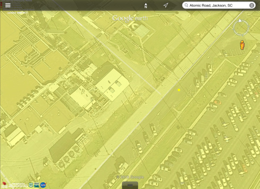 SRS Fire H-Area August 7, 2016, 16.20 UTC, Confidence 26 Zoom in of area