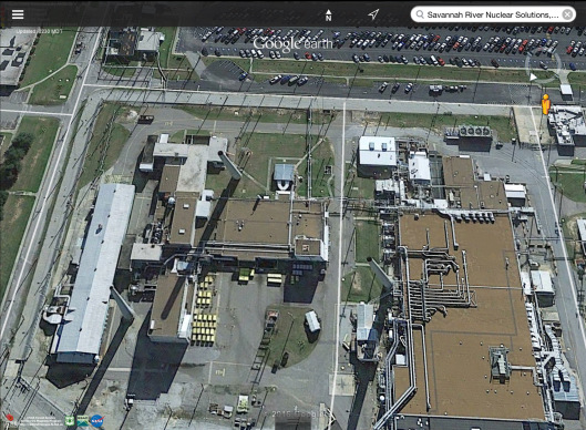 Savannah River Site Aug 7 2016 fire area 