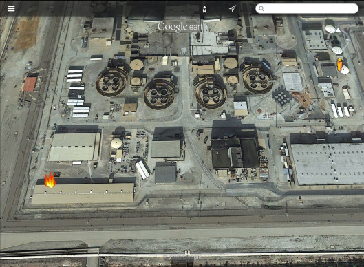 Fire Aug 23rd Vogtle Nuclear Power Station fire NASA  