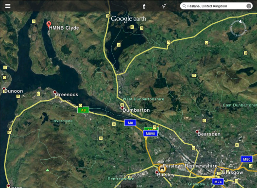 Paisley Faslane Glasgow mpa