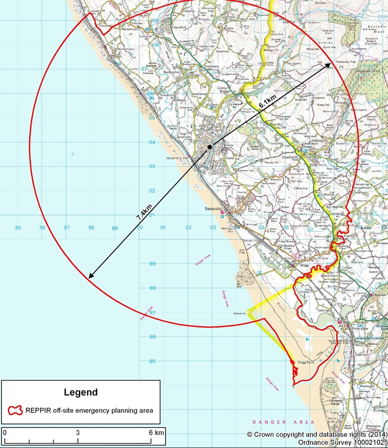 New Exclusion Zone for Sellafield Accident