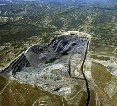 Open pit mine in Wyoming (Bureau of Land Management photo)