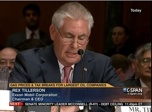 Tillerson Testimony May 12, 2011 C-Span